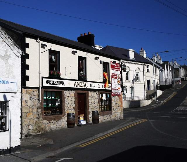 Exterior of Anzac, Ballycastle
